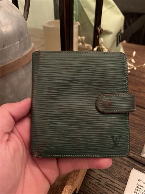 louis vuitton green epi|louis vuitton epi wallet.